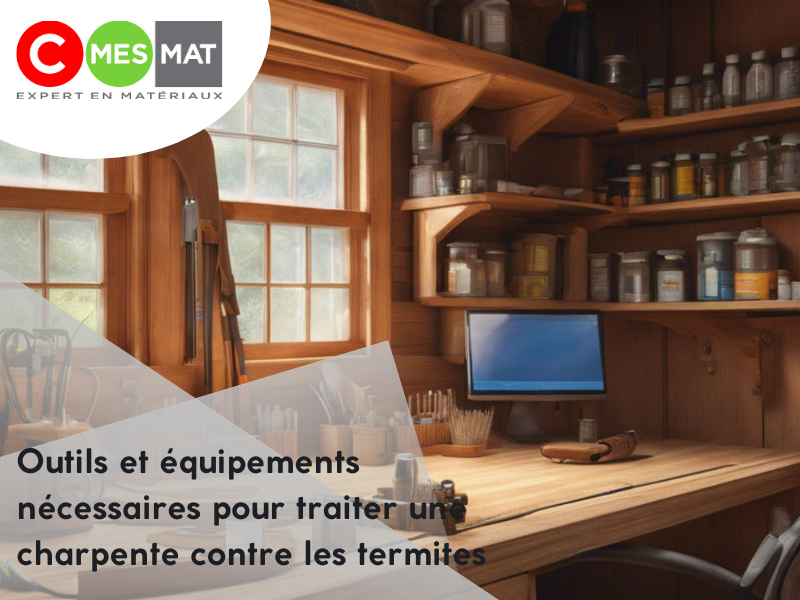 Outils et équipements nécessaires pour traiter une charpente contre les termites