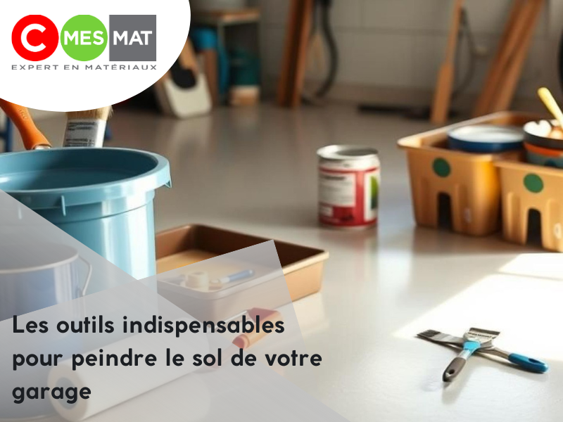 Les outils indispensables pour peindre le sol de votre garage
