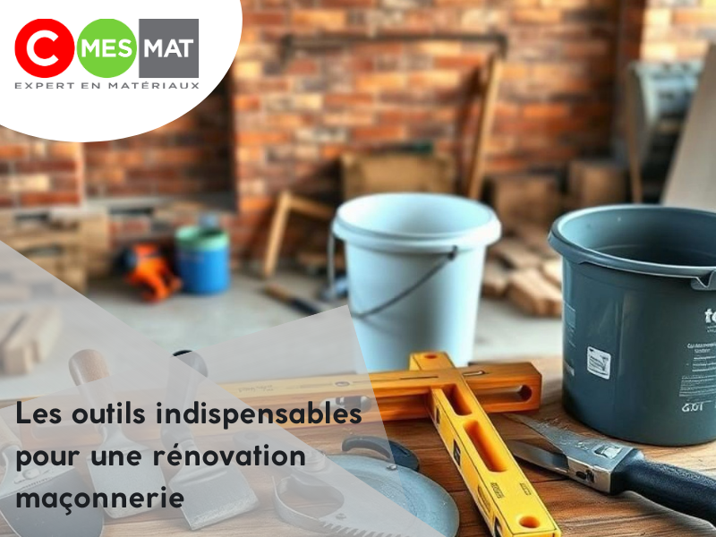 Les outils indispensables pour une rénovation maçonnerie