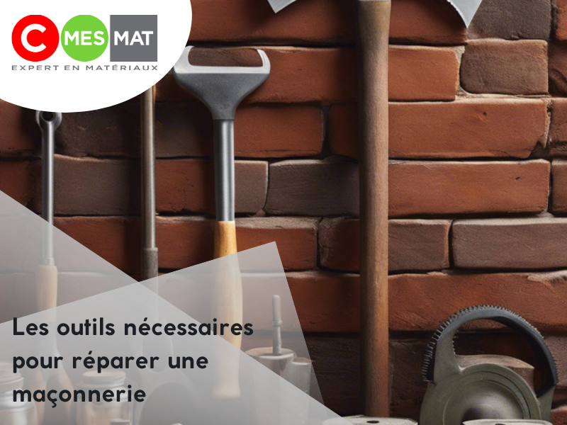 Les outils nécessaires pour réparer une maçonnerie