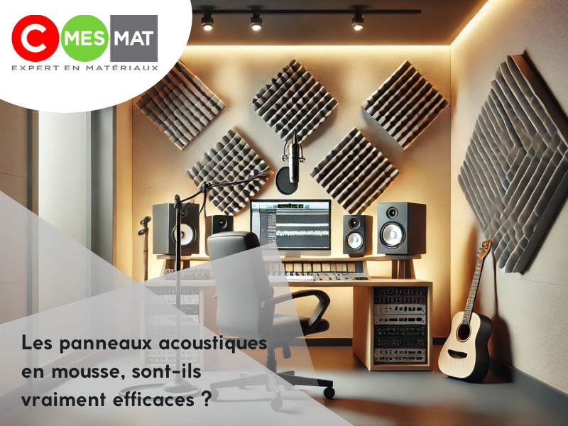 Les panneaux acoustiques en mousse, sont-ils vraiment efficaces ?