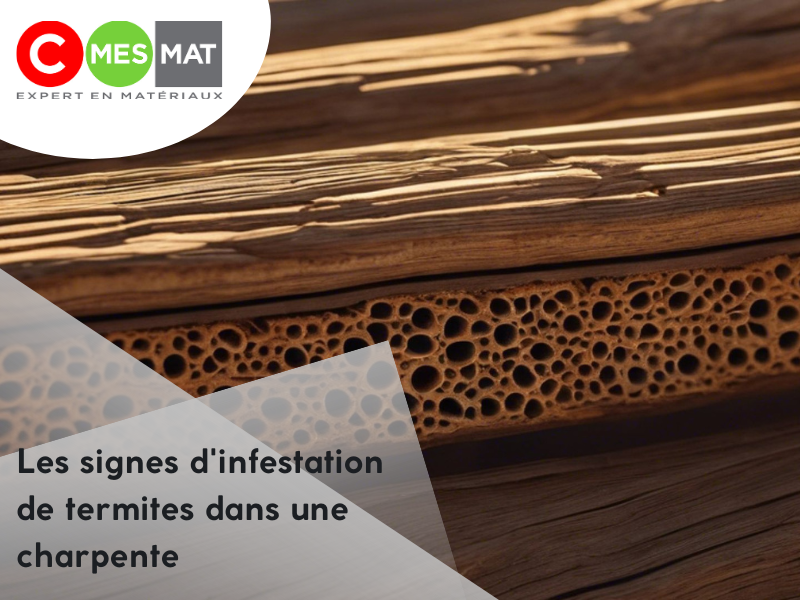 Les signes d'infestation de termites dans une charpente