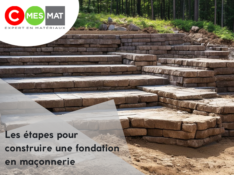 Les étapes pour construire une fondation en maçonnerie