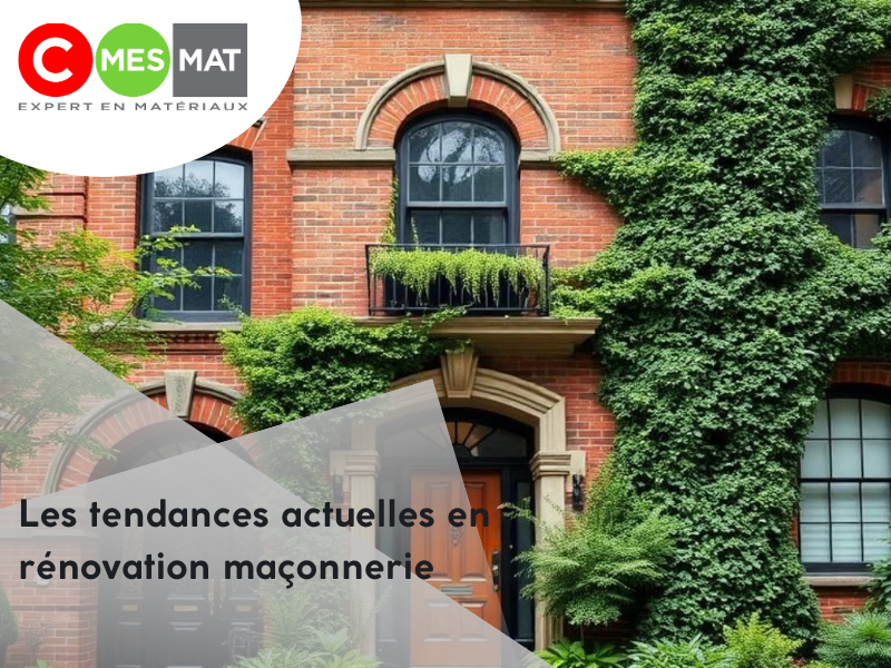 Les tendances actuelles en rénovation maçonnerie