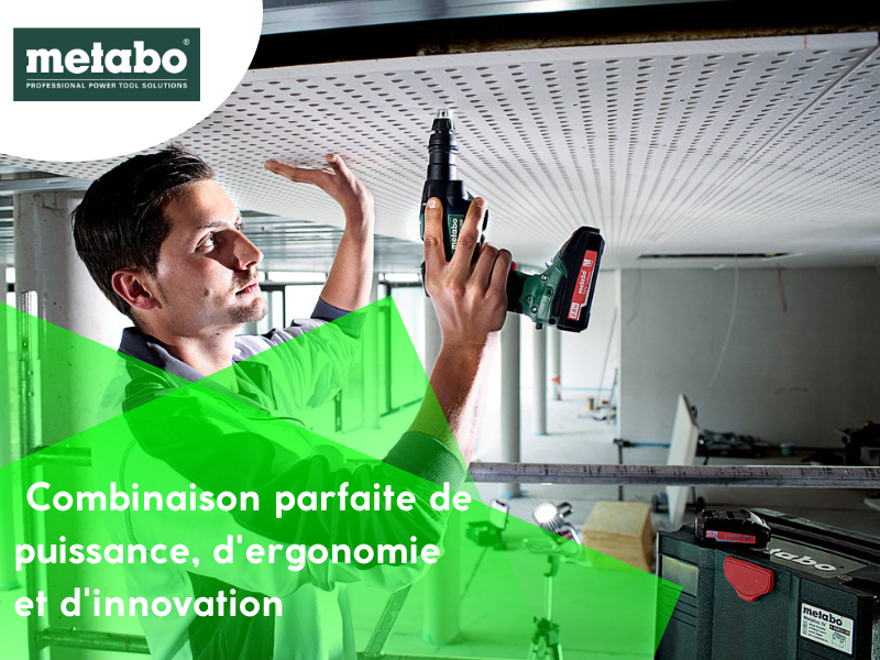La Visseuse Sans Fil SE 18 LTX 2500 de METABO : L'Incontournable des Cloisons Sèches
