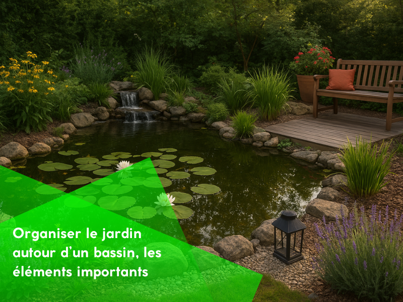 Organiser le jardin autour d’un bassin, les éléments importants