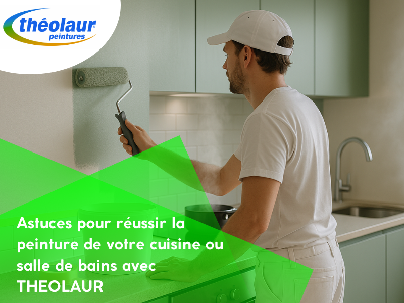 Astuces pour réussir la peinture de votre cuisine ou salle de bains avec THEOLAUR
