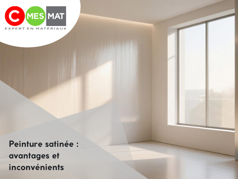 Peinture satinée : avantages et inconvénients
