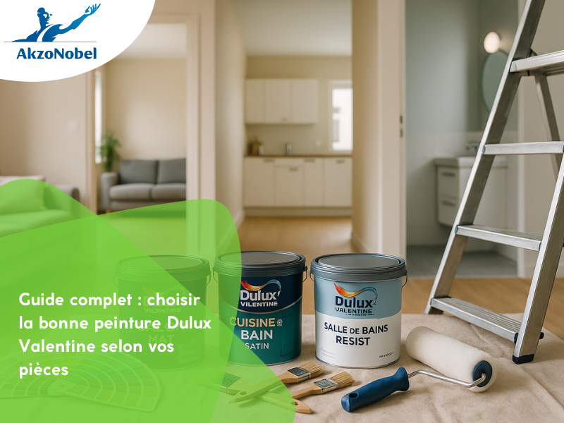 Guide complet : choisir la bonne peinture Dulux Valentine selon vos pièces