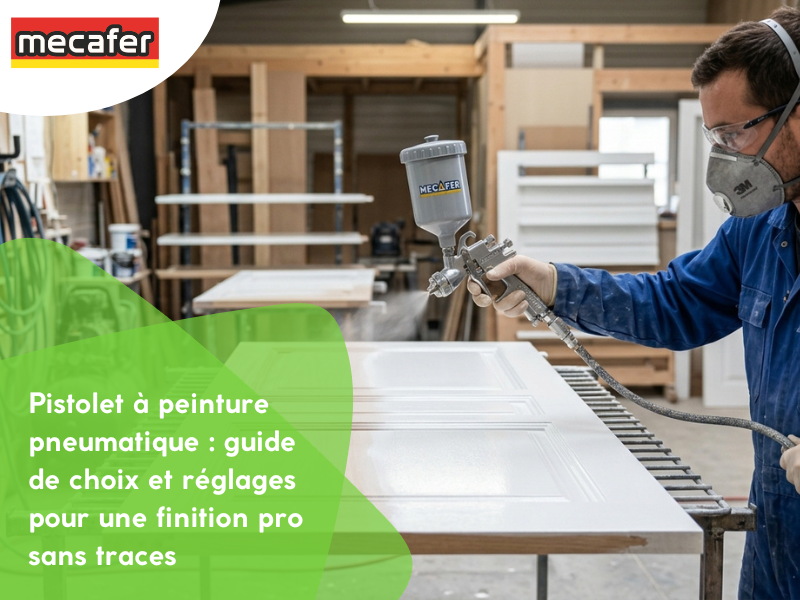 Pistolet à peinture pneumatique : guide de choix et réglages pour une finition pro sans traces