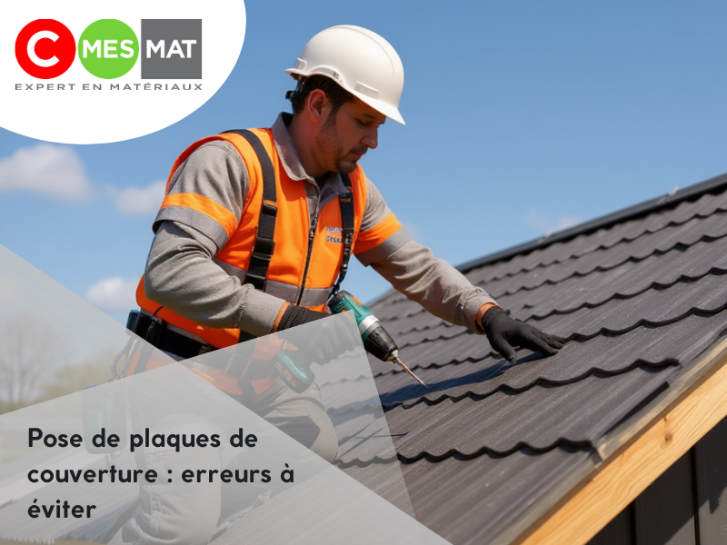 Pose de plaques de couverture : erreurs à éviter