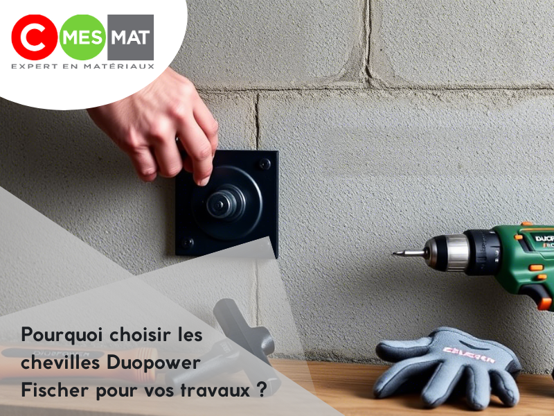 Pourquoi choisir les chevilles Duopower Fischer pour vos travaux ?