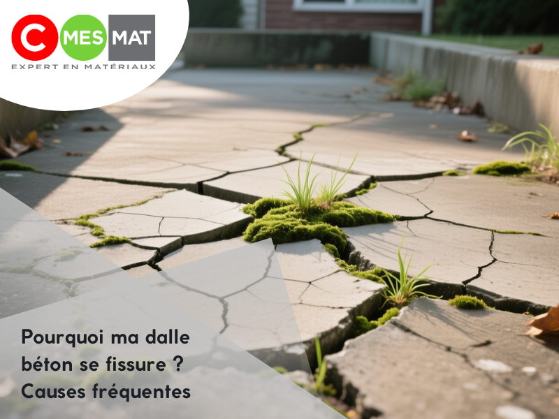Pourquoi ma dalle béton se fissure ? Causes fréquentes