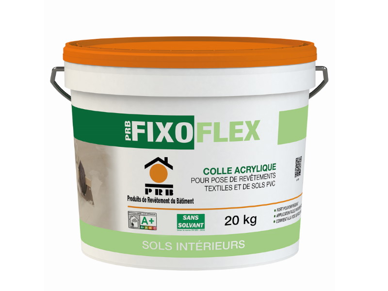 Colle acrylique pour pose de revêtements textiles et de sols PVC