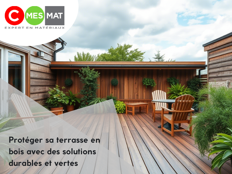Protéger sa terrasse en bois avec des solutions durables et vertes