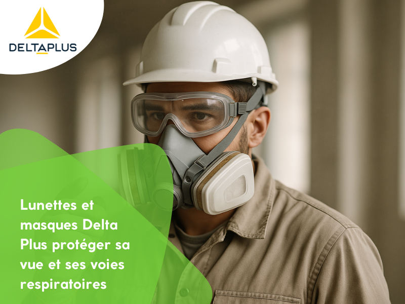 Lunettes et masques Delta Plus protéger sa vue et ses voies respiratoires