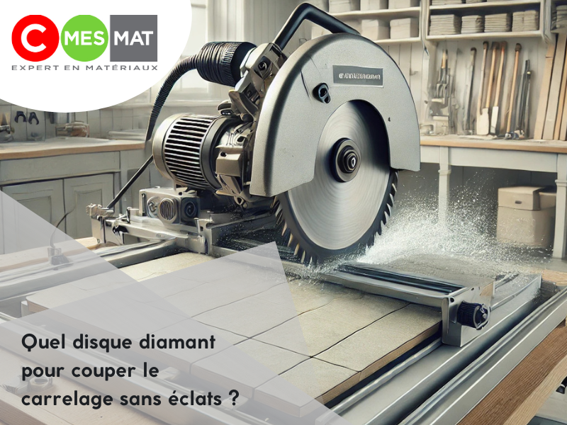 Quel disque diamant pour couper le carrelage sans éclats ?