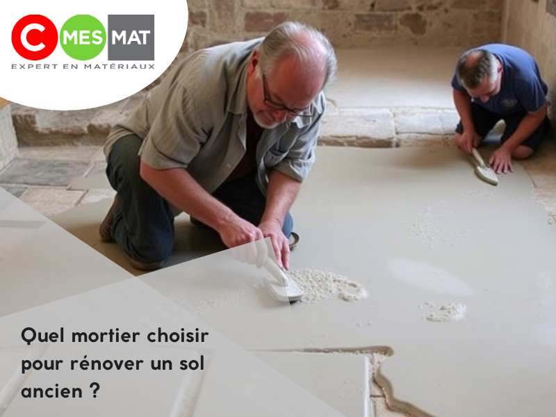 Quel mortier choisir pour rénover un sol ancien ?