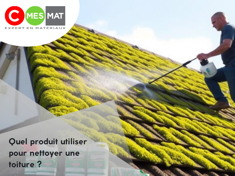 Quel produit utiliser pour nettoyer une toiture