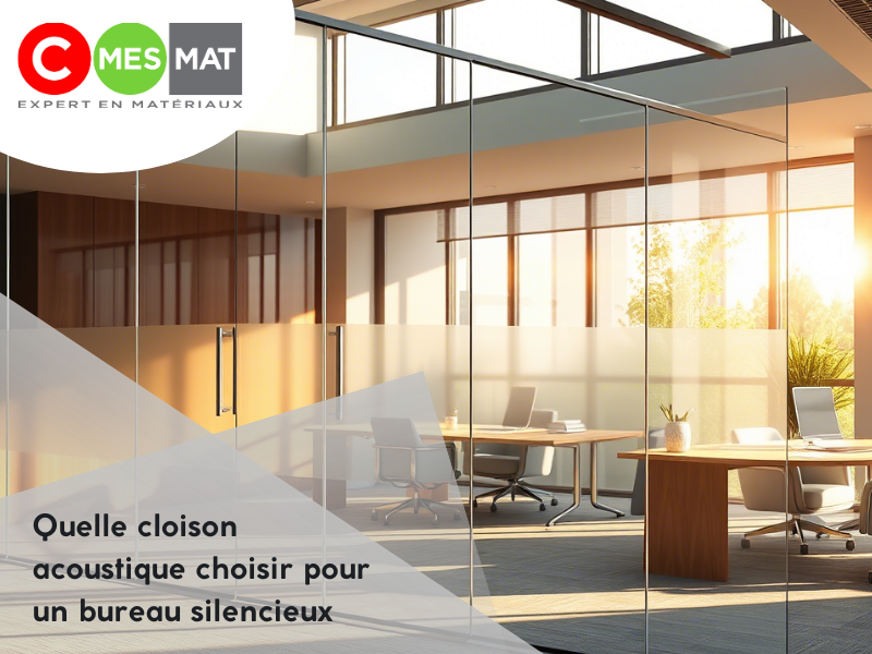 Quelle cloison acoustique choisir pour un bureau silencieux ?
