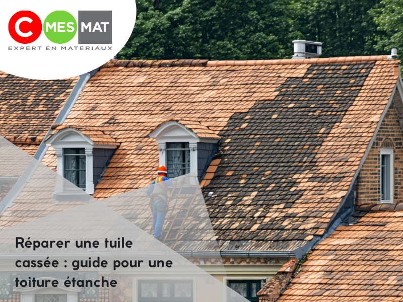 Réparer une tuile cassée : guide étape par étape pour une toiture étanche