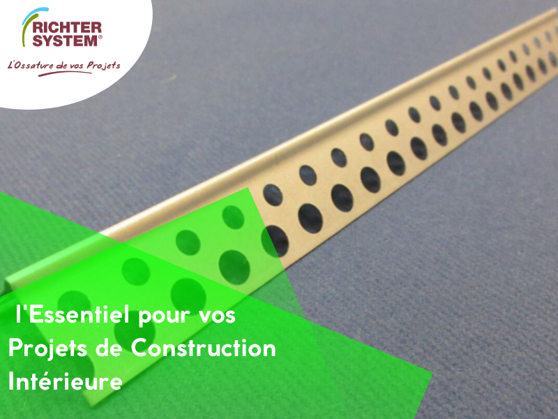  Richter System : La Cornière d'Angle en Acier Galvanisé, l'Essentiel pour vos Projets de Construction Intérieure