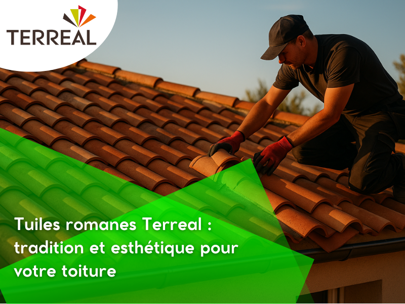 Tuiles romanes Terreal : tradition et esthétique pour votre toiture