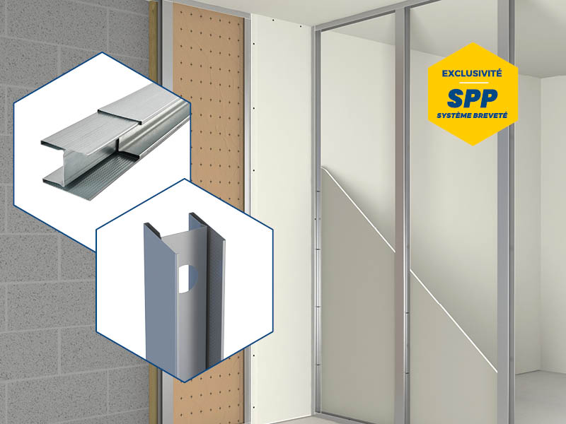 Un profil innovant dans la gamme des ossatures métalliques 