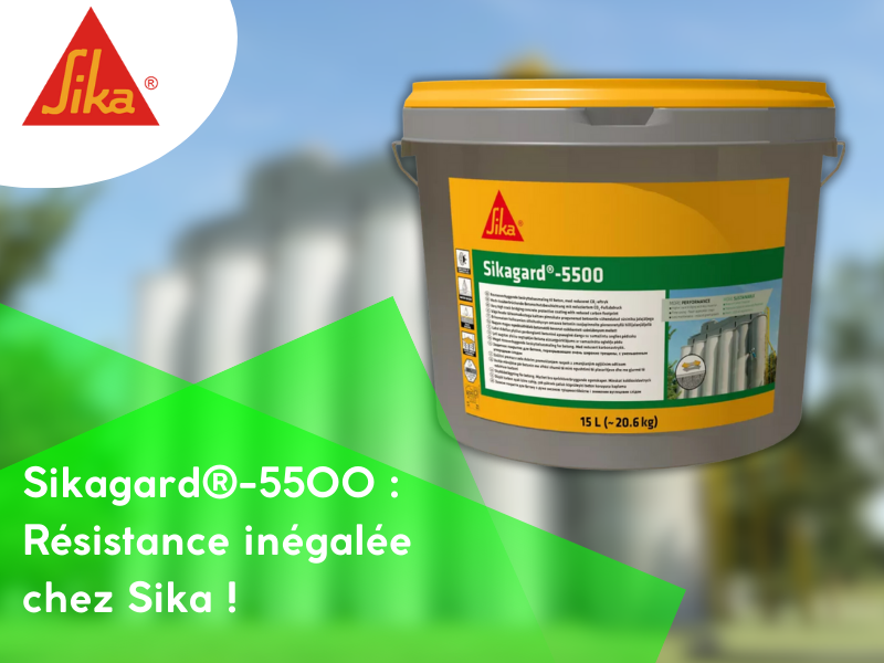 Un nouveau niveau de résistance : les avantages inégalés de Sikagard®-5500 dans la gamme de produits de Sika
