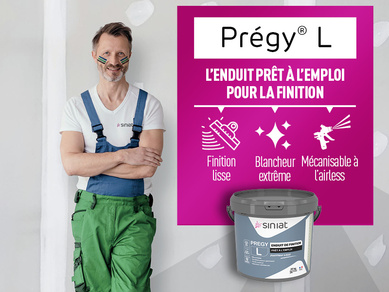 Enduit de Lissage Prêt à l’Emploi Siniat Prégy ® L