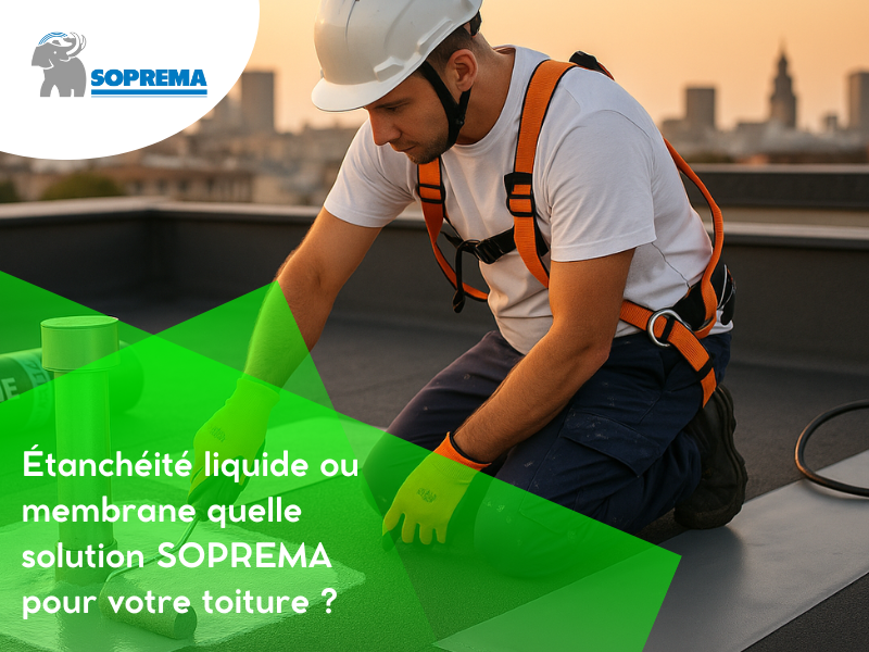 Étanchéité liquide ou membrane quelle solution SOPREMA pour votre toiture ?