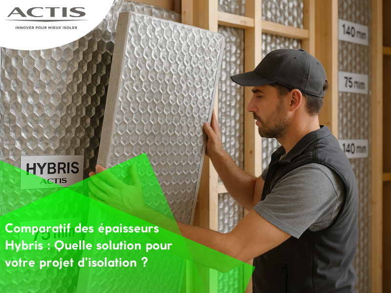 Comparatif des épaisseurs Hybris : Quelle solution pour votre projet d'isolation ?