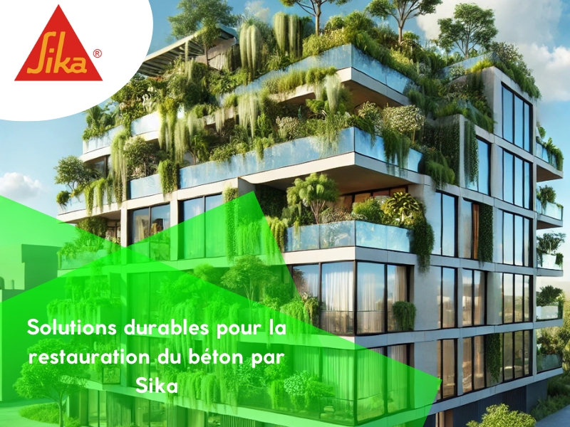Solutions durables pour la restauration du béton par Sika
