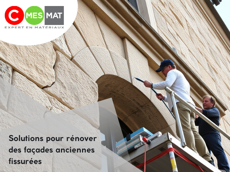 Solutions pour rénover des façades anciennes fissurées