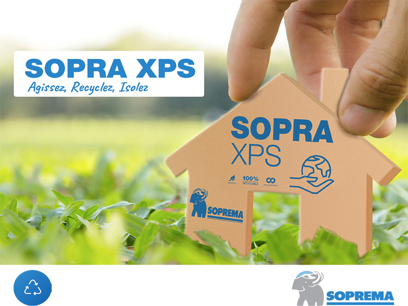 L’isolant en polystyrène jusqu’à 100% recyclé 