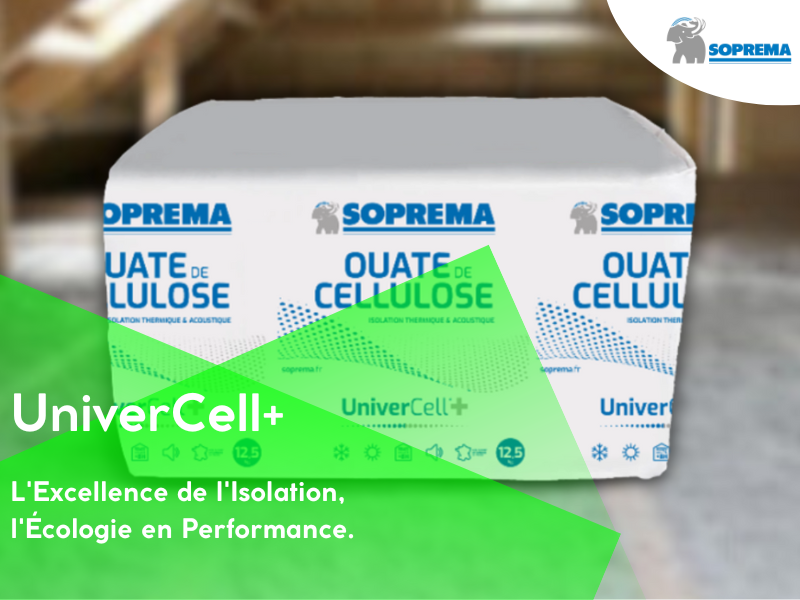 UniverCell+ : La ouate de cellulose, un isolant aux performances inégalées 