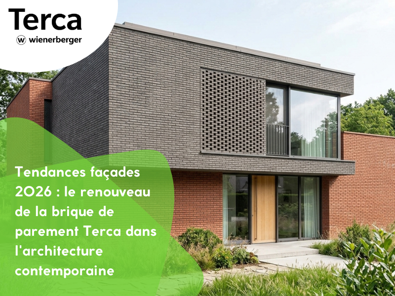 Tendances façades 2026 : Le renouveau de la brique de parement Terca dans l'architecture contemporaine