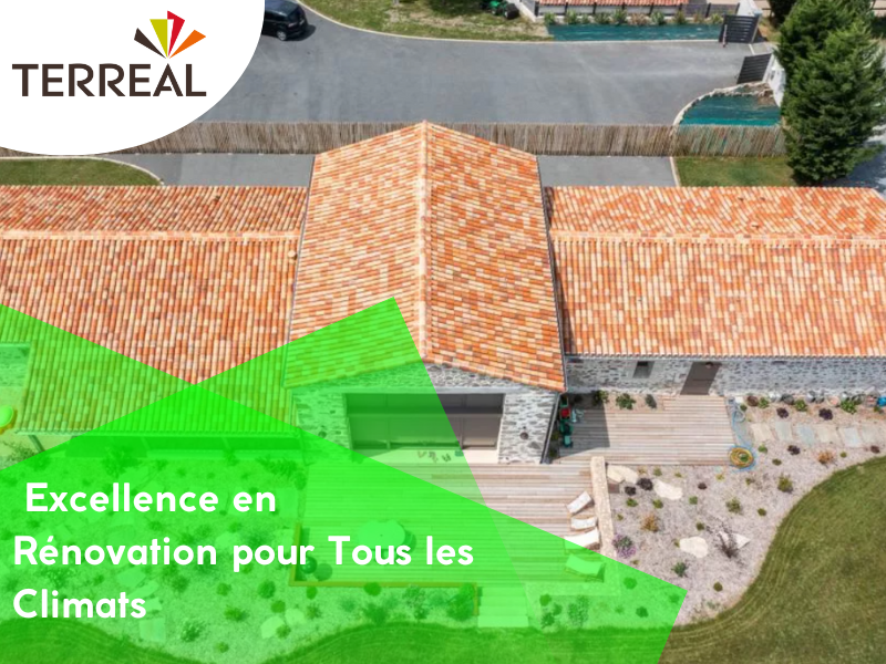 La Tuile Canalavérou Evo de Terreal : Excellence en Rénovation pour Tous les Climats