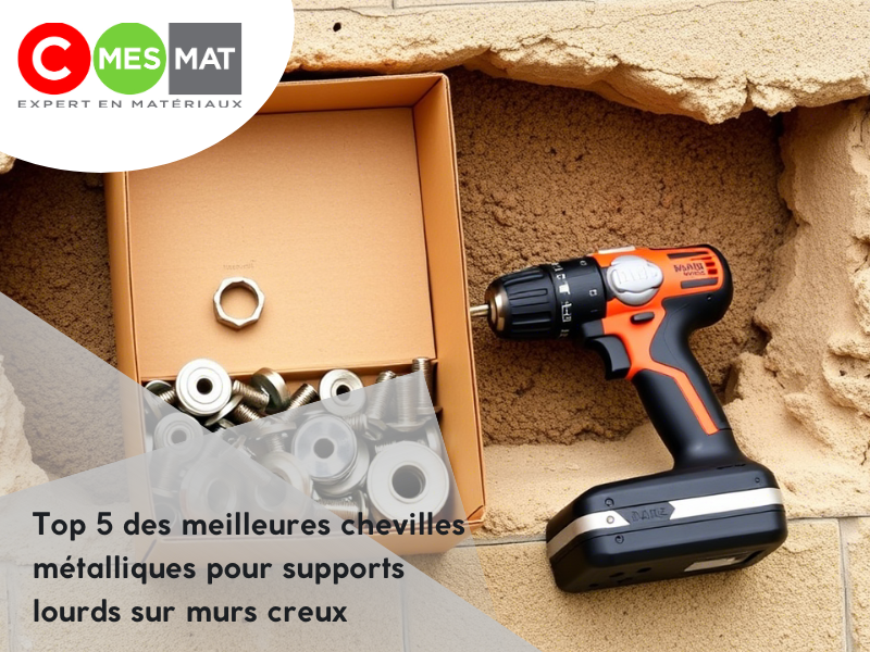 Top des meilleures chevilles métalliques pour supports lourds sur murs creux