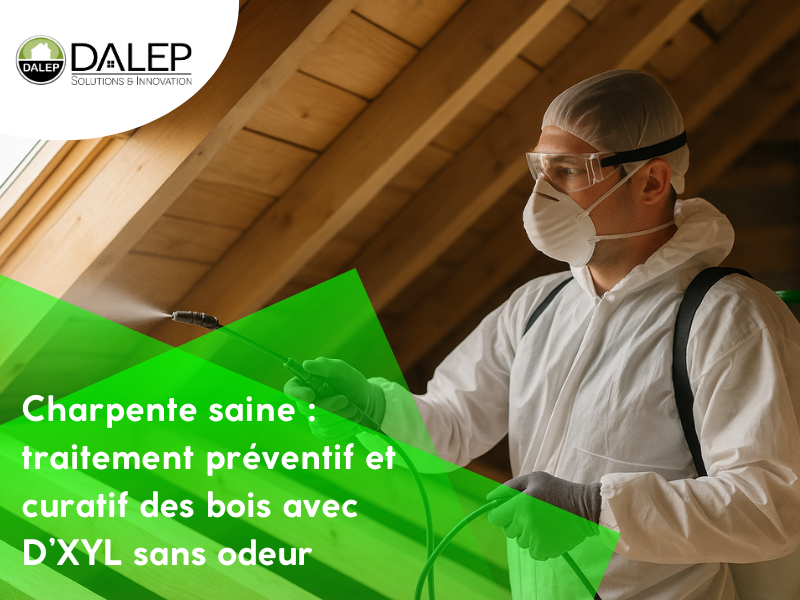 Charpente saine : traitement préventif et curatif des bois avec D’XYL sans odeur