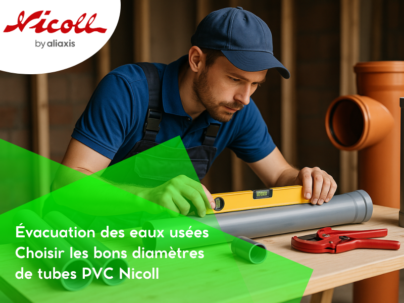 Évacuation des eaux usées Choisir les bons diamètres de tubes PVC Nicoll