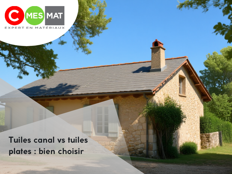 Tuiles canal vs tuiles plates : comparatif pour bien choisir