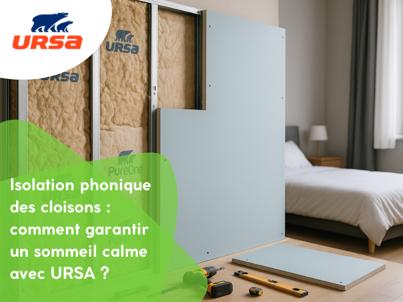 Isolation phonique des cloisons : comment garantir un sommeil calme avec URSA ?