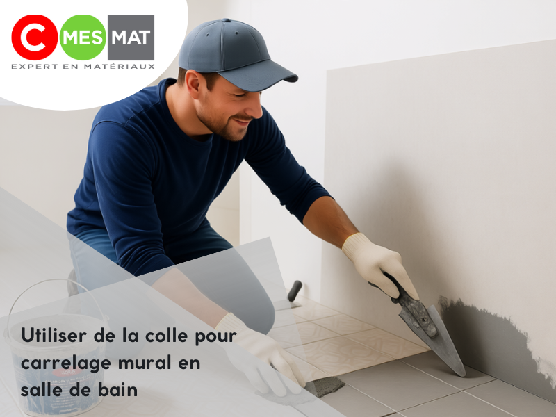 Utiliser de la colle pour carrelage mural en salle de bain