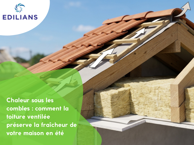Chaleur sous les combles : comment la toiture ventilée préserve la fraîcheur de votre maison en été
