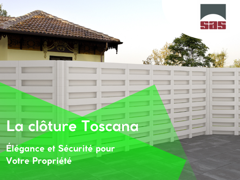 Découvrez la clôture Toscana : élégance et sécurité pour votre propriété
