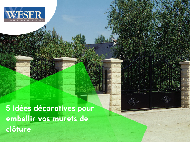 5 idées décoratives pour embellir vos murets de clôture