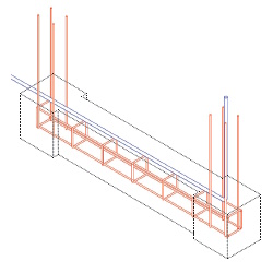 Fondations : armature des piliers