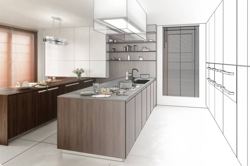 réaliser plan 2D cuisine